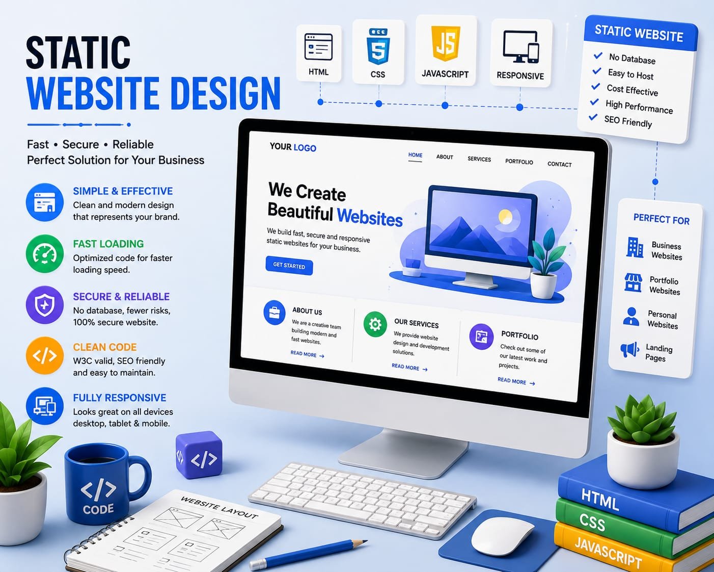 Static Website Design